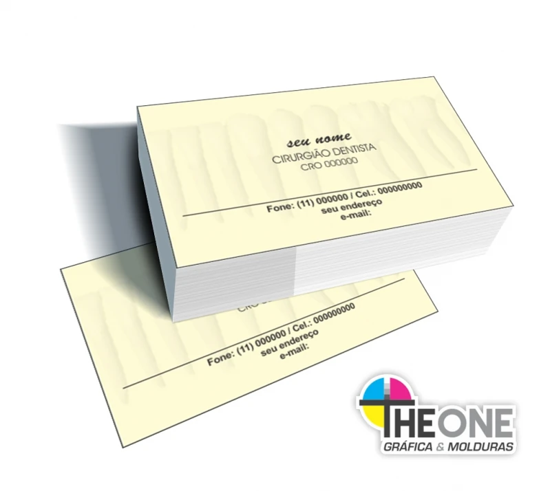 cartão de visita dentista