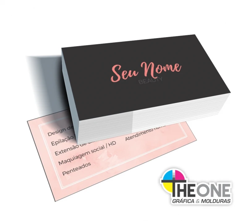 cartão de visita salão de beleza