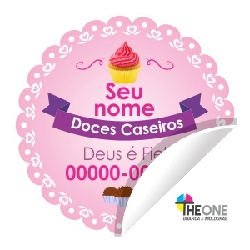 impressão de adesivos