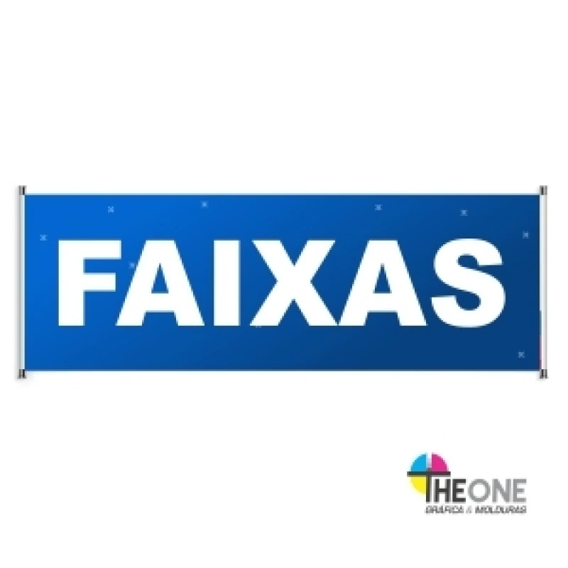 impressão de faixa em lona